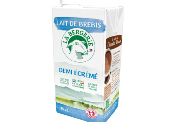 Lait brebis 1/2 écrémé UHT 8x75cl